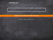 Tablet Screenshot of go2wheels.com